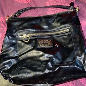 Black coach purse
